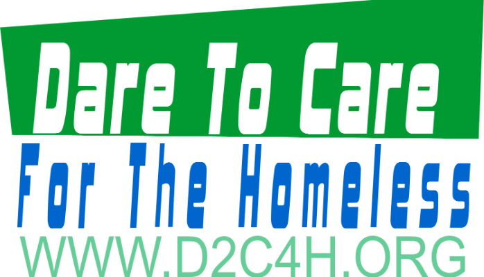 Dare to care for the homeless logo