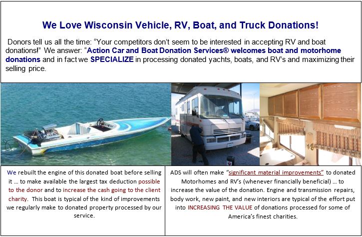 Wisconsin donations