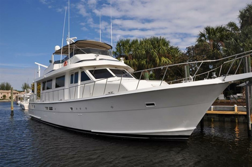 74 ft. Hatteras yacht donation